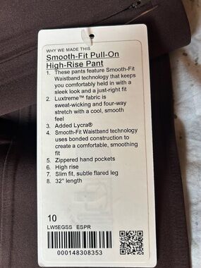 lululemon athletica Expresso Brown Flared Leg Pant